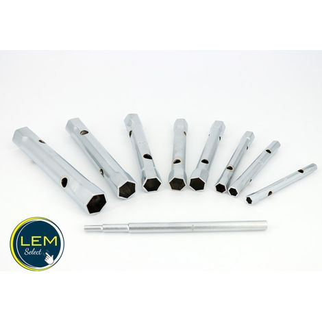 Jeu de clés à tubes doubles clés à bougies 8 pièces
