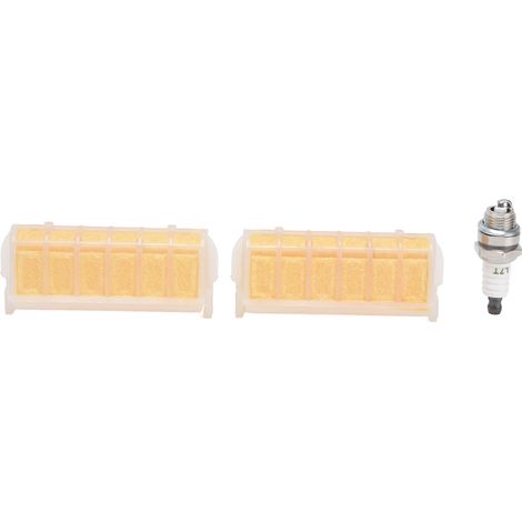 Filtre à air 1123 120 1613 compatible avec tronçonneuses Stihl MS210 MS230 MS250, pièce de rechange avec bougie d'allumage