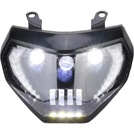 Phare de moto LED, puissance de 97W, luminosité de 6000LM (1/2)