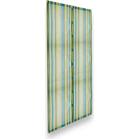 Zanzariera a tenda per esterno in poliestere 150x250 cm - Blu (1/5)