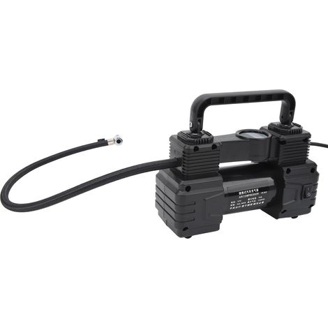 Compresseur d'air à double cylindre 12 V 150 PSI, kit de gonflage robuste pour pneus de voiture avec lumière LED (1/5)