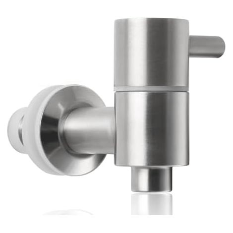 Lot de 2 Robinets Bouteille, 304 Inox, 16mm, Distributeur, Rechange, Bierre, Etanche, Alimentaire (1/5)