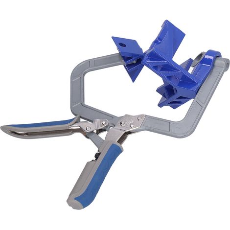 Étau d'angle 90° pour menuiserie avec poignée réglable rapide - Accessoire de bricolage (1/5)