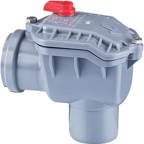Clapet anti-retour type 4 50 mm - DN50 coudé - fermeture autom. clapet de protection inox