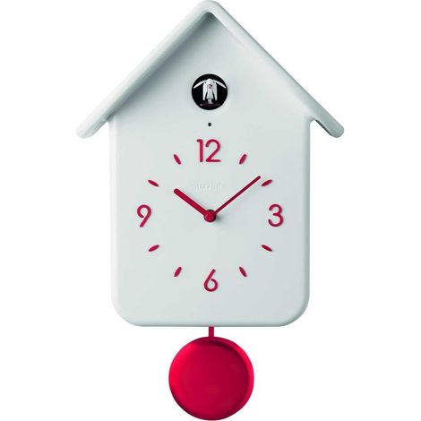 Uhr Guzzini Modell 16860211 weiß lautlos Kunststoff