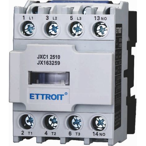 ETTROIT JXC1 Contattore AC 220V 50/60Hz Bobina 3P 3 poli Normalmente aperto Ie 25A Ue 380V - JX163259 (1/3)