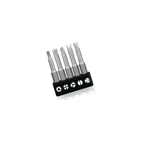 Set di cacciaviti speciali a forma di U tipo Y, tripla punta Phillips, lunghezza 50 mm, 5 pezzi - Crezuo