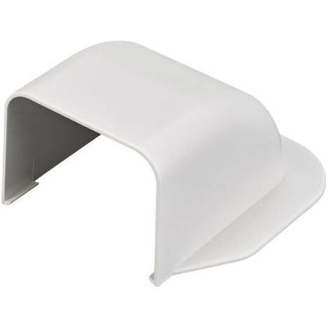 Sortie de mur coudée pour goulotte 80 x 60 mm - blanc (1/4)