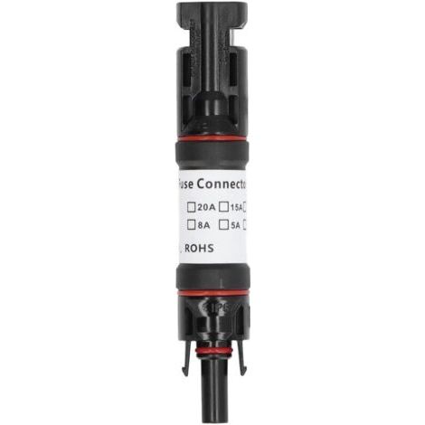 Pair Support de fusible solaire PPO laiton avec système d'auto-verrouillage pour connecteur photovoltaïque DC 1000V 8A (1/5)