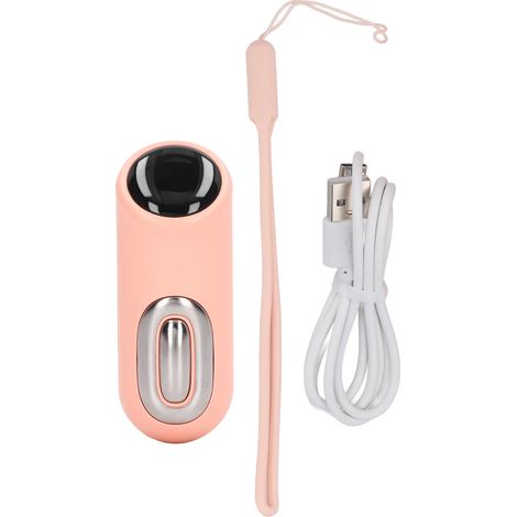 Dispositif anti-insomnie portable relaxation mentale 5 niveaux d'intensité microcourant sommeil rapide rose (1/5)