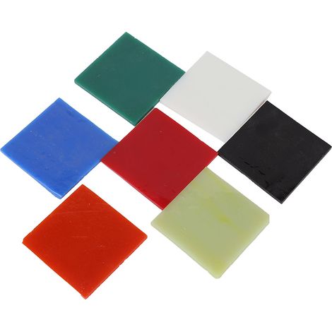 7-teiliges Bastelset mit farbigem Glas für die Mikrowelle (1/5)
