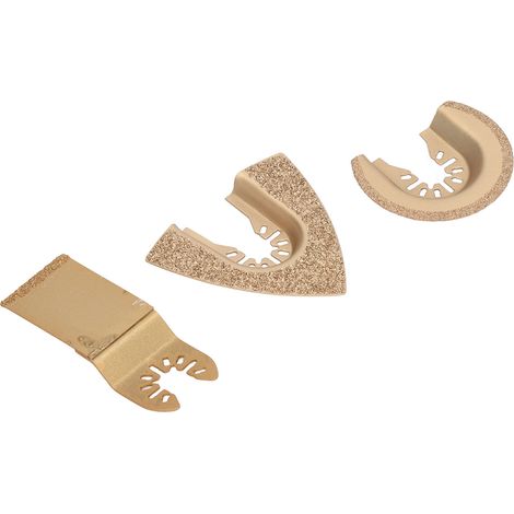 3 Lames de Scie Oscillante Diamant pour Carrelage, Marbre et Béton (1/5)