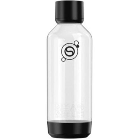 Botella reutilizable - SODASTREAM - Refresh - 1 L - compatible con lavavajillas - negra (1/5)