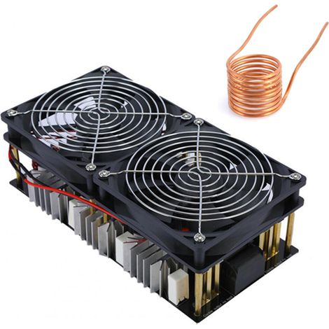 Panneau de chauffage par induction 2500 W 50 A DC 12-48 V ZVS Module d'alimentation haute fréquence basse tension Flyback Driver Chauffage Bobine Tesla pour le traitement thermique de fusion des métau (1/5)