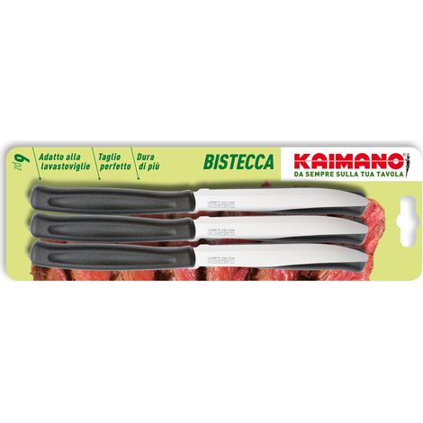 Kaimano SET COLTELLI PER BISTECCA DINAMIK 6 PEZZI col. Legno