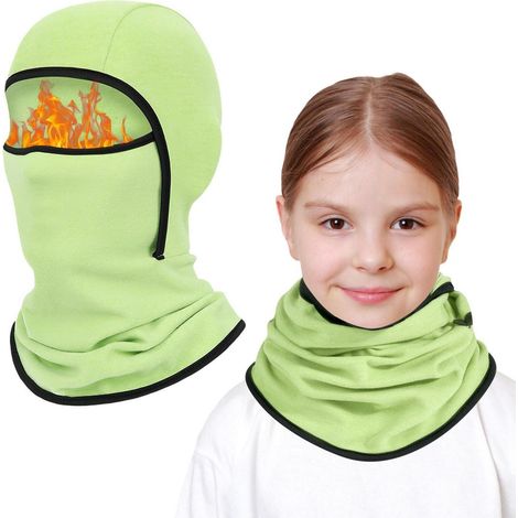 Kinder Sturmhaube Winter Fleece Winddicht Warm Skimaske Radfahren Gesichtsmaske unter Helm (1/5)