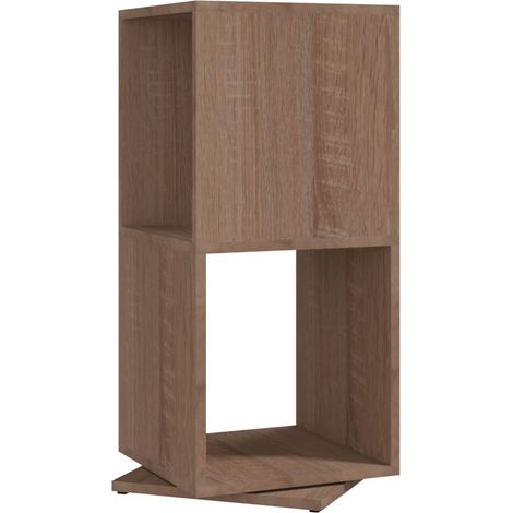 Meubles de Rangement,Armoire rotative Chêne Sonoma 34,5x34,5x75,5 cm bois ingénierie CFW289581 (1/5)