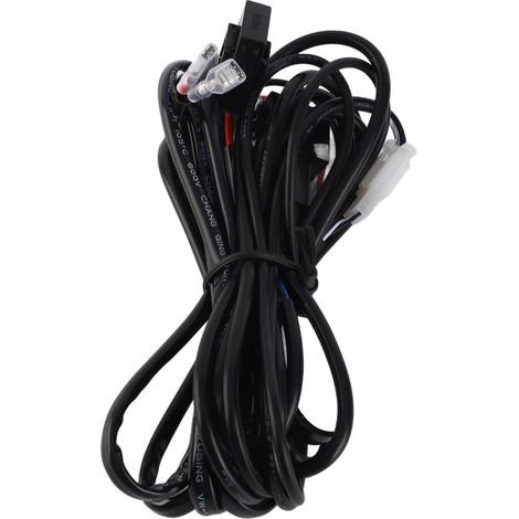 Kit de câblage pour barre lumineuse LED 300 W, câble universel 16 AWG avec relais 12 V 40 A et interrupteur marche/arrêt pour véhicules (1/3)