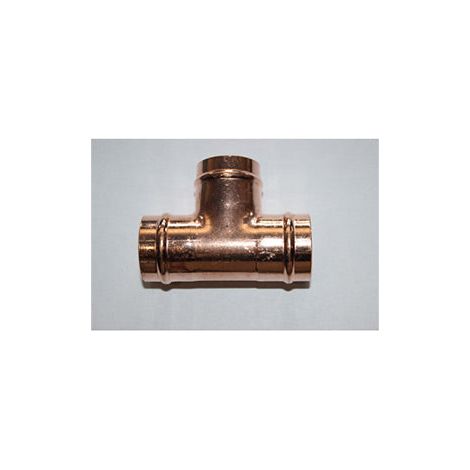 PrimaPlus 28mm Solder Ring Equal Tee - Pack of 10 Copper Fittings (1/2)