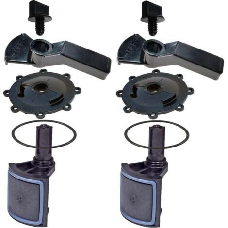 Kit complet de rénovation de vanne de piscine ATIE 2/3 voies, compatible avec les vannes Jandy 2/3 voies 4715, 4716 et 4717 (2 paquet) (1/4)