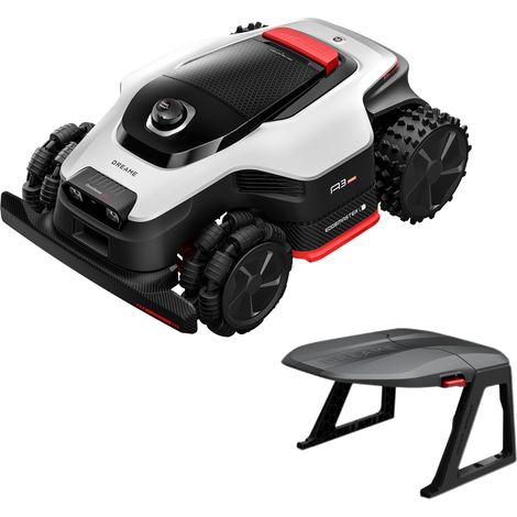 Dreame A3 AWD 1000 Robot tondeuse jusqu'à 1000 m², transmission intégrale, LiDAR 3D et vision IA, avec garage de protection inclus