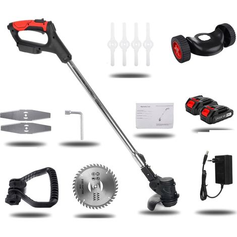 Tondeuse à Gazon électrique sans Fil 2000W Tondeuse à Gazon Portable débroussailleuse réglable désherbeur Outil d'élagage Machine de Jardinage (Color : Type F, Size : Small) (1/5)