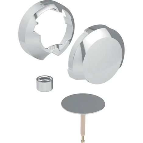 Geberit Set di finitura per scarico vasca d52, con erogazione: cromo / lucido, 245443211