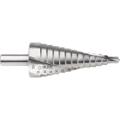 Broca HSS Co Escalonada Espiral - 1617 - 06,0X30,0-13 IZAR (1/4)