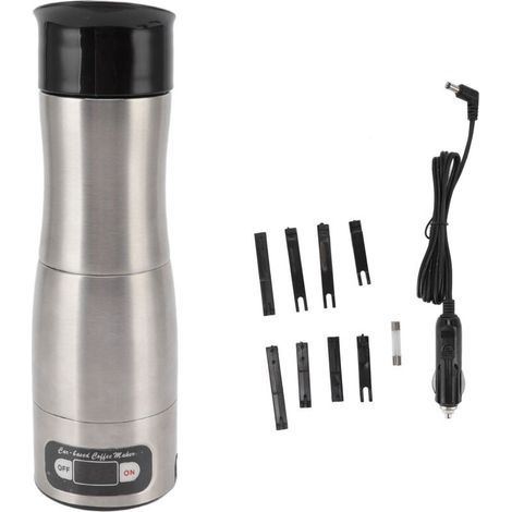 Machine à café électrique Portable, pour voyage en voiture, avec allume-cigare 12V 24V (1/5)