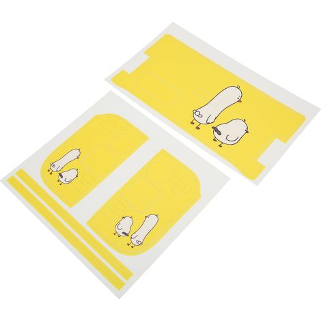 Sticker pour console de jeux - Coque de protection amusante et résistante aux rayures et à la poussière pour Steam Deck - Petit poulet jaune (1/5)