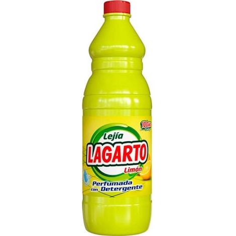 Lagarto Bleichmittel mit Zitronenduft und Reinigungsmittel 1500ml Flasche