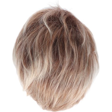 Perruque courte femme synthétique raide dégradée, douce et volumineuse, résistante à la chaleur, ajustable, idéale pour un usage quotidien. (1/5)