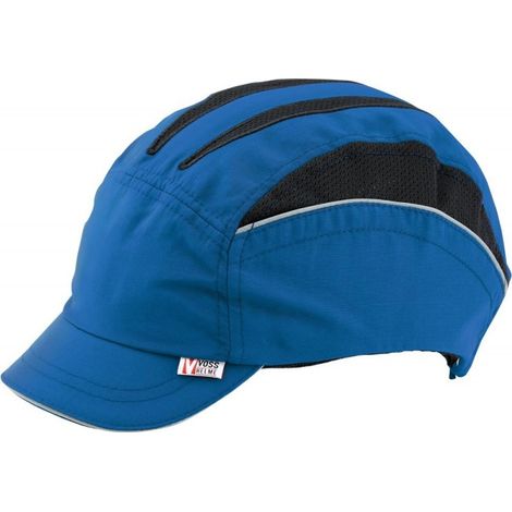 Gorra antigolpes VOSS-Cap neo azul (1/3)