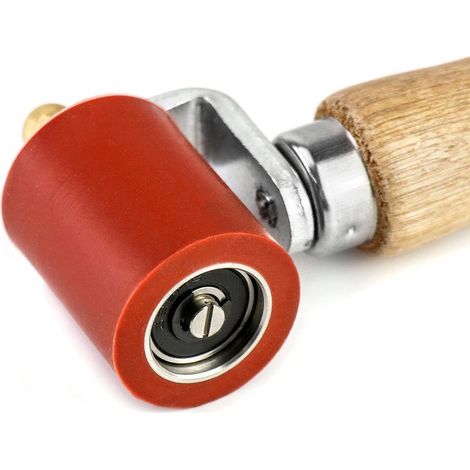 Silikon-Handdruckrolle, hitzebeständiges Schweißwerkzeug zum Verschweißen von PVC-Planen, 40 mm, Rot (1/5)