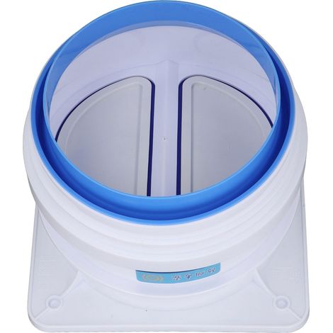 Clapet anti-retour, bloqueur de courant d'air unidirectionnel, raccord de conduit pour 160-200 mm (1/5)