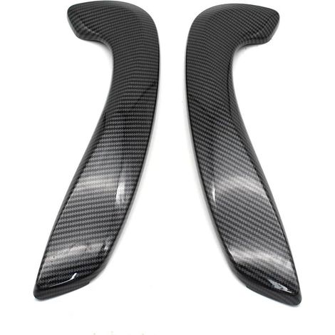 Poignée Intérieure Poignée de porte intérieure avant gauche droite avec couvercle, pour Megane 3 III pour Fluence 2008 \u2013 2016 809600015R 197012651 Porte Poignée(Color:Handle Cover-Cabon 2) (1/5)