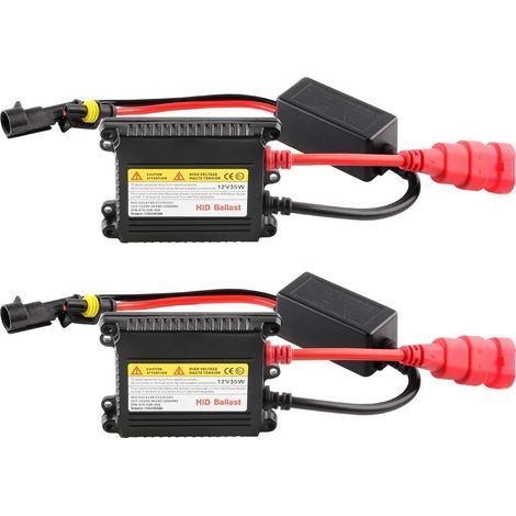 2pcs Ballaste, 35W, Ultra-mince, 12V, Compatible H1 H7 H4, Pour Phare Xénon (1/5)