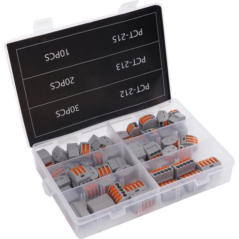 Lot de 60 connecteurs rapides pour fil KD10496 (1/5)