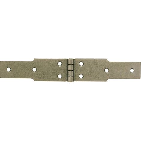 Charnière à congés - MONIN - H35 L220 - Acier brut - Hauteur 35 mm - Pack 25