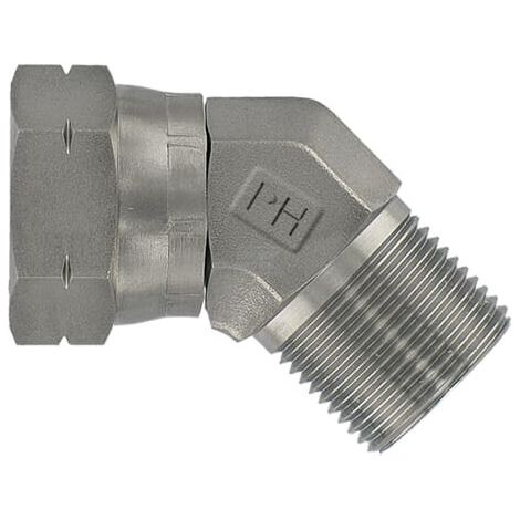 Elbow adaptor M/F 3/8" BSP SS PH HYDRAULIK MF4506KSS