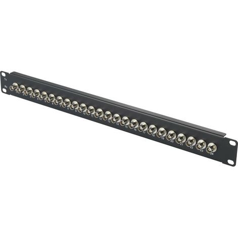 Trywise 24 ports Panneau de brassage BNC 483 mm (19") 1 UH équipé A473052 (1/4)