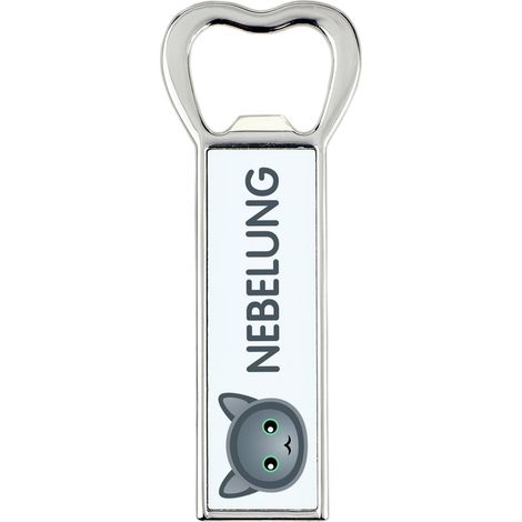 Nebelung - apribottiglie con grafica e scritta del marchio Art-Dog (1/5)