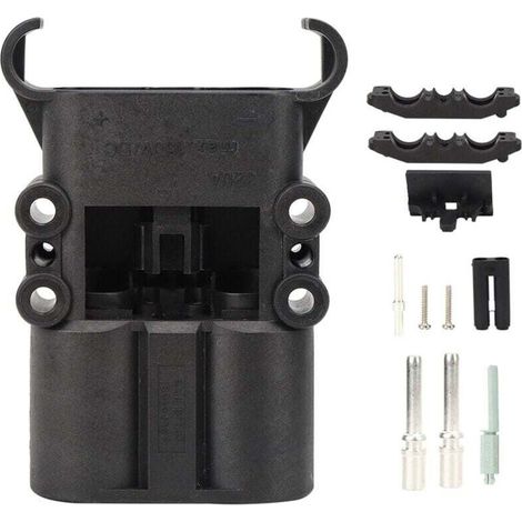 Conectores de batería macho 320A, conector de alimentación de 150V para montacargas, enchufe de carga industrial para transpaletas eléctricas -Crezuo