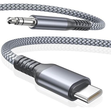 Câble USB C vers Jack pour 17 16 1.2M,TypeC 3.5MM Auxiliaire (1/3)