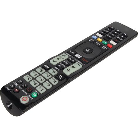 Télécommande universelle infrarouge LG-1LC pour téléviseurs LG. Compatible avec tous les téléviseurs LG Smart TV, LCD, LED, OLED, UHD, HDTV, Plasma, Magic, 3D, 4K et WebOS. (1/5)