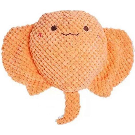 Pet jouets Built-in Sound interactif jouet Peluche résistant aux morsures Marine Animal Shape jouet à macher nettoyage dents lutte contre l'ennui jouet – UN (1/5)