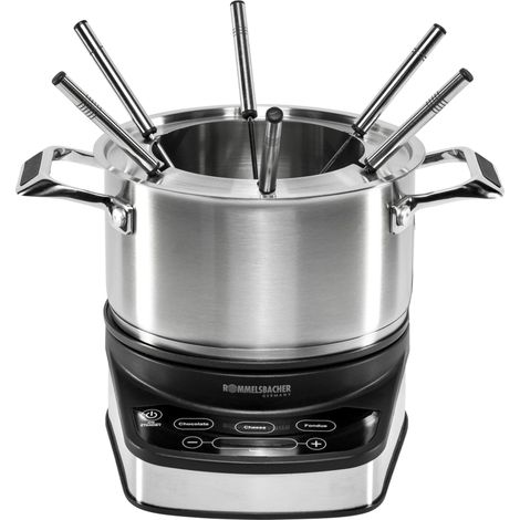 Rommelsbacher Aparato de fondue eléctrico negro 1,5 L