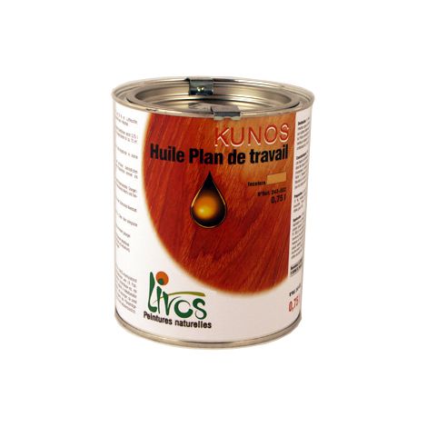 Huile bois naturelle incolore 0.75L – Protection écologique pour plans de travail – Résistance à l'eau après 3 couches – Certifiée contact alimentaire – Livos - 75L-incolore-HUILE