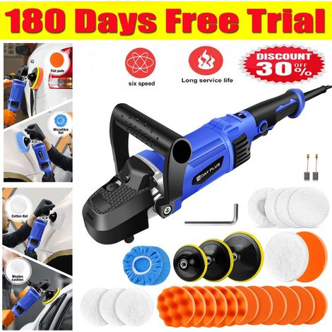 5000W Profi Poliermaschine Polierer Poliergerät Schleifmaschine Auto Politur Set
