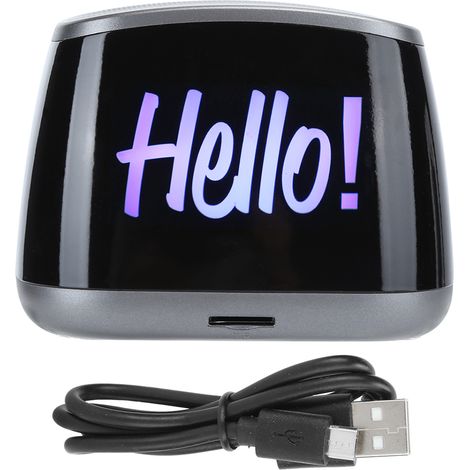 Mini-Bluetooth-Lautsprecher mit kraftvollem Bass, graue Soundbox für Mobiltelefone (1/5)